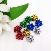 polyester ribbon bow metallic 1 inch mini fancy gfit Christmas bows