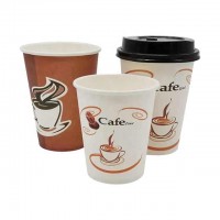 High quality paper cup for hot drink disposable coffee paper cup with lids