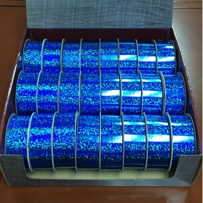 New color  box set  laser shiny  PP material plastic ribbon