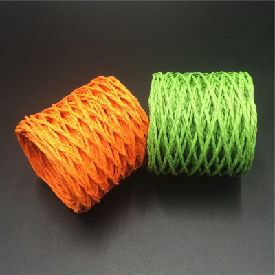 Natural twist paper raffia ribbon for gift packaging raphia