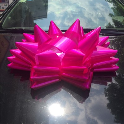 Customized Wrap Ribbon Big Giant Car Bow for Christmas Decoration