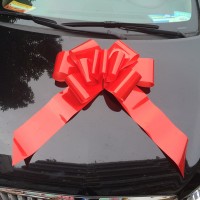 All factory wedding decoration giant 23'' red car bow