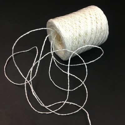 Wholesale cheap packaging supplies customizable  rope material raffia string ribbon