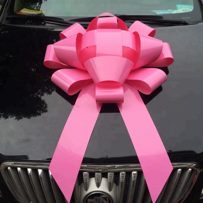 Pink Magenta Large Pull Bows Gift Wrap Wedding Car Decor Pew Florist