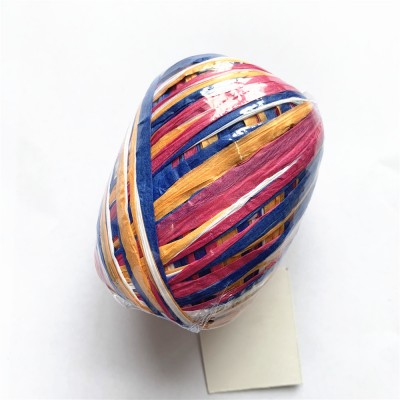 Colored Raffia Paper Ribbon, Raffia Paper Packaging String Twine for Gift Box Wrapping