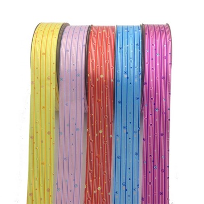 Colorful plastic tape roll PP material custom ribbon