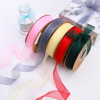 2.3CM  Different Colorful Ribbon Wave Silk Organza Ribbon Bow Material For Hair Ornament Gift Wrapping Decoration Lace Ribbons